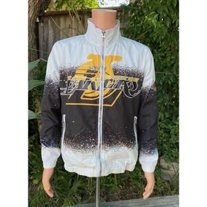 Pro Standard Lakers Jacket Black Yellow Size Large Los Angeles Lakers Luxury